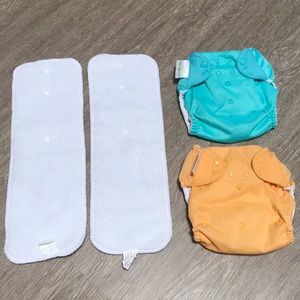 2 Bumgenious cloth diapers